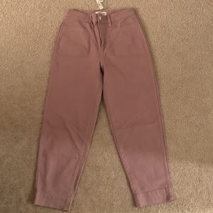 NWT Madewell Light pinkish/Purple pants Size 27